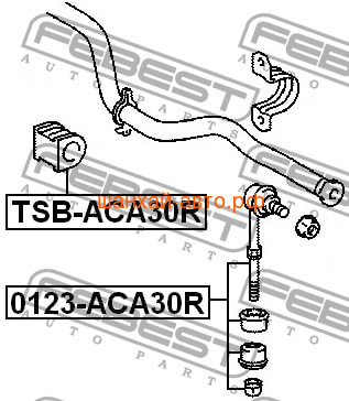    Geely Emgrand X7 Febest 0123-ACA30R (,  1)