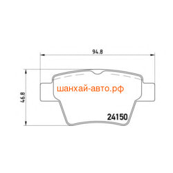    Geely Emgrand EC7 Brembo P 61 080.  2