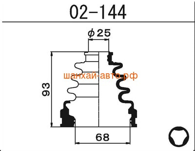    Chery: Fora, M12; Great Wall: Hover H2, H3, H5 Maruichi 02-144