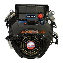 Двигатель Lifan LF2V80F-A, 29 л.с. D25, 3А, датчик давл./м, м/радиатор, счетчик моточасов